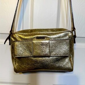 Kate Spade Shimmering Gold Crossbody Bag